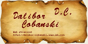 Dalibor Čobanski vizit kartica